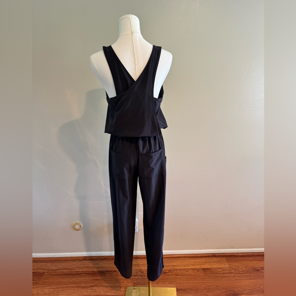 Patagonia Black Sleeveless Drawstring Jumpsuit - Picture 3 of 9
